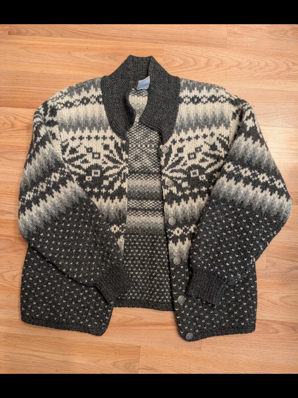 Columbia 100% Wool Nordic Cardigan | Women's M | Very Good Condition